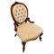 Antique Victorian Carved Walnut Lady's Chair, Image 1