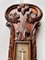 Antique Victorian Carved Burr Walnut Banjo Barometer 4