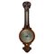 Antique Victorian Carved Burr Walnut Banjo Barometer, Image 1