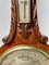 Antique Victorian Carved Burr Walnut Banjo Barometer, Image 5