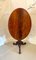 19th Century Victorian Oval Figured Walnut Lamp Table 4