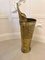 Large Antique Edwardian Brass Stick Stand 2