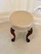 Antique Victorian Oval Stool 2