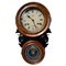 Antique Victorian Walnut and Ebonised Wall Clock 1