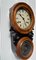 Antique Victorian Walnut and Ebonised Wall Clock 2