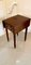 Petite Table Victorienne Antique en Acajou avec 2 Abattants 13