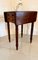 Petite Table Victorienne Antique en Acajou avec 2 Abattants 7