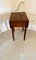 Petite Table Victorienne Antique en Acajou avec 2 Abattants 12