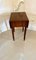 Small Antique Victorian Mahogany Table with 2 Drop Leaves 12