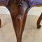 Antique Victorian Walnut Cabriole Leg Stool 6