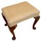 19th Century Antique Victorian Walnut Stool, Image 1