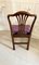 Antique Victorian Carved Mahogany Dining Chairs, Set of 4 3