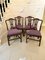 Antique Victorian Carved Mahogany Dining Chairs, Set of 4 7
