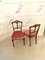 19th Century Victorian Walnut Dining Chairs, Set of 4, Image 3