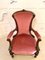 Antique Victorian Walnut Armchair, Image 3