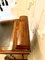 Silla Davenport victoriana antigua de madera nudosa de nogal, Imagen 18