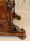Silla Davenport victoriana antigua de madera nudosa de nogal, Imagen 3