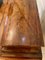 Silla Davenport victoriana antigua de madera nudosa de nogal, Imagen 14