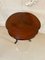 Small Antique Victorian Mahogany Drop Leaf Lamp Table 8