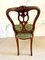 Antique Victorian French Carved Walnut Side Chairs, Set of 4, Image 7