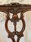 Antike viktorianische französische Beistellstühle aus geschnitztem Nussholz, 4er Set 19