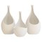 Ceramic Collection of Pungo Vases by Stig Lindberg for Gustavsberg, 1950s, Set of 3 1