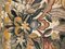 Floraler grüngelber roter Wandteppich, 1780er 11