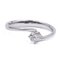 Solitaire Ring in 18K White Gold with Brilliant Cut Diamond 1