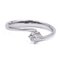 Solitaire Ring in 18K White Gold with Brilliant Cut Diamond, Image 1