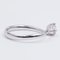 Solitaire Ring in 18K White Gold with Brilliant Cut Diamond 4