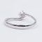 Solitaire Ring in 18K White Gold with Brilliant Cut Diamond 5