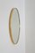 Italian Wall Mirror with Brass Frame, 1950s 6