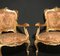 Italian 19th Century Gilt Living Room Suite with a Sofa and Armchairs, Set of 3, Image 8