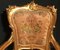 Italian 19th Century Gilt Living Room Suite with a Sofa and Armchairs, Set of 3, Image 9
