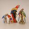 Italienische Keramik Papageien von Guido Cacciapuoti, Italien, 1930er 3