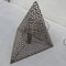 Lampadaire et Lampe de Bureau Pyramide Mid-Century, France, Set de 2 3