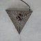 Mid-Century French Pyramid Geometric Floor and Table Lamp, Set of 2 6