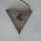 Mid-Century French Pyramid Geometric Floor and Table Lamp, Set of 2, Image 6