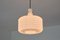 Lampe à Suspension Clouté Moderniste en Verre Opalin de Orrefors, Suède, 1950s 5
