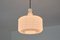 Swedish Modernist Studded Pendant Lamp in Opaline Glass from Orrefors, 1950s 5