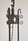 20th Century Cast Iron Black Medieval Gothic Banqueting Chandelier 12