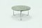 Mid-Century Green Marble and Chromed Steel Round Coffee Table, 1960s 7