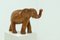 Large Carved Teak Elephant, 1970s 1
