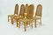 Bamboo and Webbing Dining Chairs, 1970s, Set of 6 11