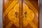 Art Deco Walnut and Burr Maple Double Wardrobe, England, 1940s 4