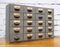 Industrial Cabinet with 20 Drawers, 1950s, Image 13