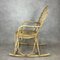 Rocking Chair en Rotin, 1960s 7