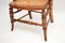 Antique Victorian Carved and Cane Seated Armchair 8