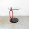 Table Basse Ronde Mid-Century avec Pivotant Rond, Italie, 1980s 1