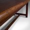 Antique Italian Victorian Leather Cutter's Bench or Console Table, 1900s, Image 11